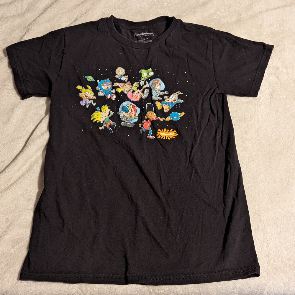 Nickelodeon Black Short Sleeve Tee
